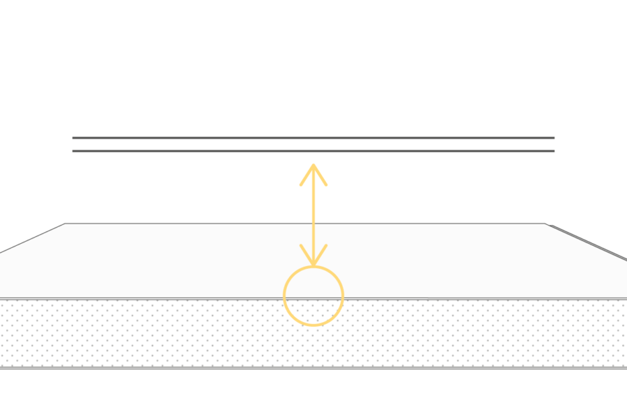 Flat wall panel cladding profile