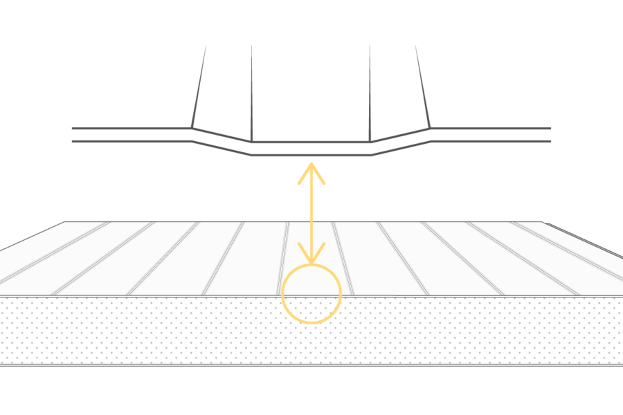 Corrugated cladding minibead profiling