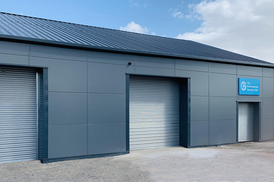 Grantlife Cladding/ Industrial Unit/ Newport/ South Wales